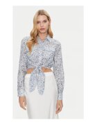 GUESS Camasa crop cu imprimeu