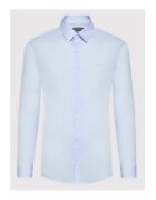 GUESS Camasa cu guler ascutit - Albastru deschis