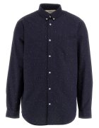 GUESS Camasa de bumbac cu pete decorative - Bleumarin