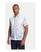 GUESS Camasa din amestec de poliester cu imprimeu floral