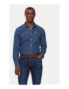 GUESS Camasa din chambray cu buzunare aplicate -