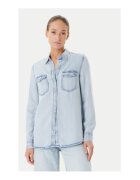 GUESS Camasa din lyocell cu aspect din denim