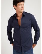 GUESS Camasa slim fit - Bleumarin