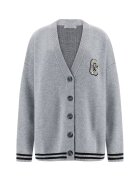 GUESS Cardigan cu decolteu in V si nasturi - Gri melange