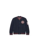 GUESS Cardigan cu nasturi si model logo