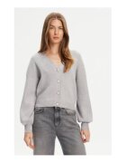 GUESS Cardigan din amestec de viscoza cu nasturi bijuterie si decolteu in V