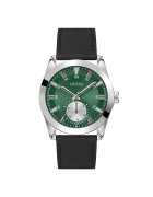 GUESS Ceas barbatesc GW0793G1 - 44mm - curea piele ecologica - metalizat - negru