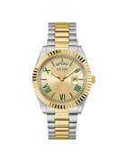 GUESS Ceas barbatesc model GW0265G14 - mecanism Quartz - carcasa aurie - curea argintie - 42mm - 5ATM