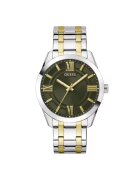 GUESS Ceas barbatesc model GW0893G1 - 44 mm - carcasa din otel - curea din otel - gri metalizat - rezistent la apa 5 ATM