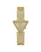 GUESS Ceas dama GW0644L2 - bransoleta galbena - 34x7mm - cadran champagne - cristale