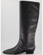 GUESS Cizme lungi de piele - Negru