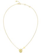 GUESS Colier cu pandantive decorate cu cristale - Auriu