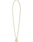 GUESS Colier de otel inoxidabil cu cristale - Auriu