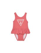 GUESS Costum de baie pentru fete cu imprimeu logo