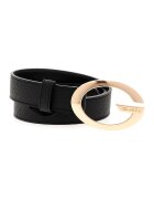 GUESS Curea cu catarama cu nit Camden - Negru