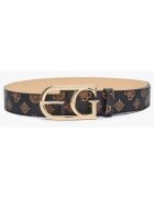 GUESS Curea din piele ecologica cu logo -
