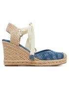GUESS Espadrile dama - albastru - piele ecologica