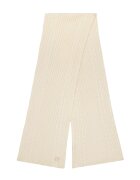 GUESS Fular tricotat cu model torsade - Crem