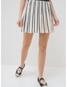 GUESS Fusta cu pliuri - pentru fitness - Alb fildes/Negru