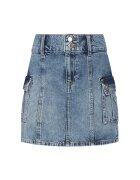 GUESS Fusta - Denim - Albastru