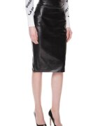 GUESS Fusta midi din piele ecologica W01D76 WCKL0 JBLK -