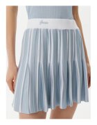 GUESS Fusta plisata cu banda logo -