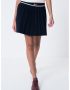 GUESS Fusta plisata din amestec de lana - Bleumarin