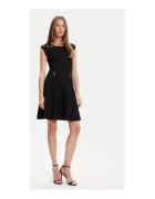 GUESS Fusta scurta striata cu nasturi metalici decorativi