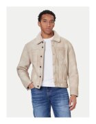 GUESS Geaca barbati imitatie de piele - Bej