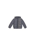GUESS Geaca cu model logo - vatelina si fermoar