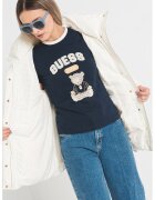 GUESS Geaca cu vatelina - Alb murdar