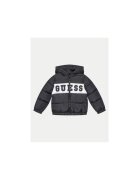 GUESS Geaca de puf cu gluga si logo -