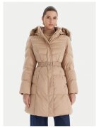 GUESS Geaca puf dama bej - Bej