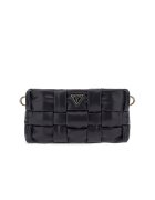 GUESS Geanta crossbody cu aspect impletit - Negru