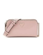 GUESS Geanta crossbody cu bareta din lant Daryna - Roz