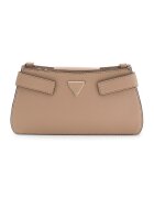 GUESS Geanta crossbody de piele ecologica Serenova - Maro camel