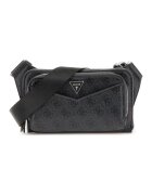 GUESS Geanta crossbody din piele ecologica cu 2 compartimente Siena - Negru