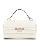 GUESS Geanta cu aspect matlasat si maner - Maro taupe deschis