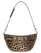 GUESS Geanta cu bareta de umar si model animal print Cirene - Maro/Bej
