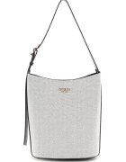 GUESS Geanta cu etui interior Nicolette - Verde/Gri