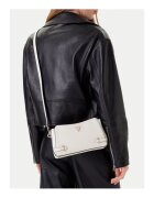 GUESS Geanta dama Rosalba - Off White - din piele ecologica