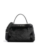 GUESS Geanta de mana Gwen Turnlock Satchel - negru