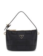 GUESS Geanta de mana mica cu aplicatie logo - Negru