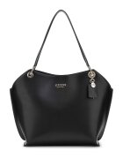 GUESS Geanta de piele ecologica cu bareta de umar Mietta - Negru