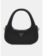 GUESS Geanta de piele ecologica cu bareta de umar si logo Jazlynn - Negru