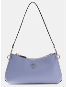 GUESS Geanta de umar cu logo metalic Noelle - Albastru azur