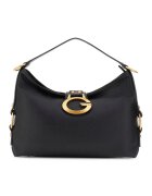 GUESS Geanta din piele ecologica cu bareta de umar Camden - Negru