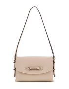 GUESS Geanta din piele ecologica cu bareta de umar - Maro taupe deschis