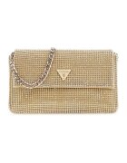 GUESS Geanta plic cu strasuri - Auriu