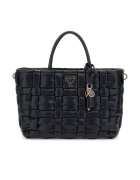 GUESS Geanta shopper cu aspect impletit - Negru